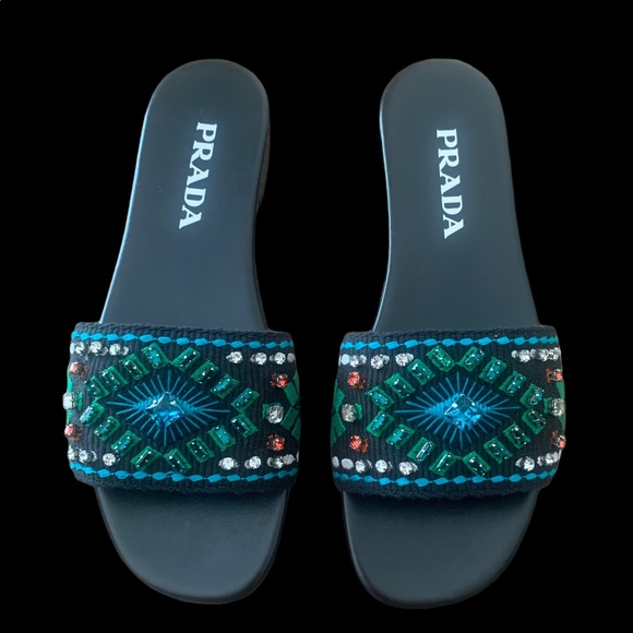 Authentic PRADA Sandals/Slides - Picture 4 of 6